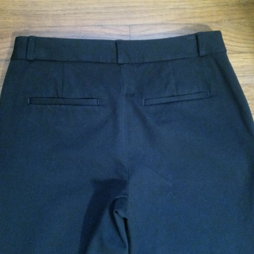 BANANA REPUBLIC ryan straight fit washable bi-stretch pants in black (sz4) - Picture 12 of 15